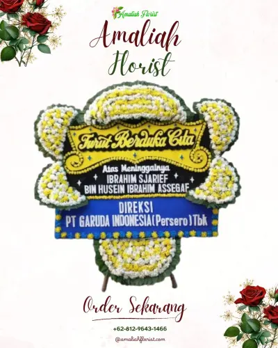 Papan Bunga Duka di Kincang