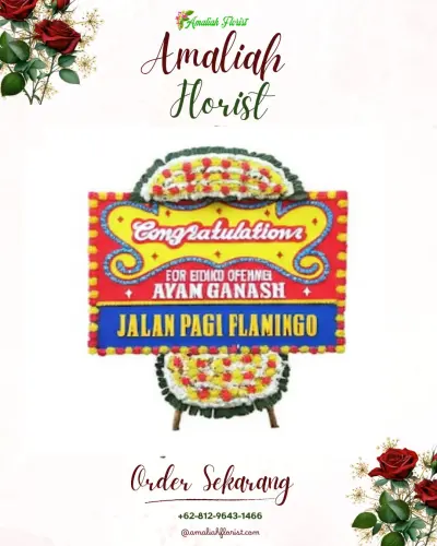 Bunga Papan Congratulation di Kincang